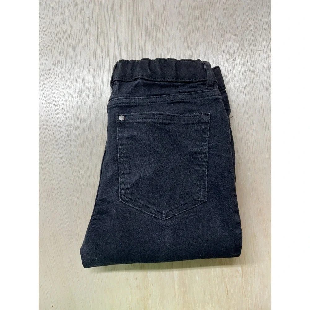 Denim Girls Black Skinny Stretch Jeans  Size 16 Adjustable Waist‎ Approx 26x26